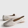 Cut-out ballet flats