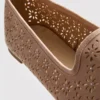 Cut-out ballet flats
