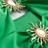 Cut-out sun-detail swimsuit