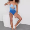 Cutout bandeau swimsuit
