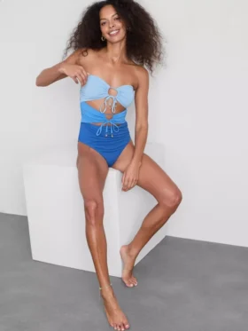 Cutout bandeau swimsuit