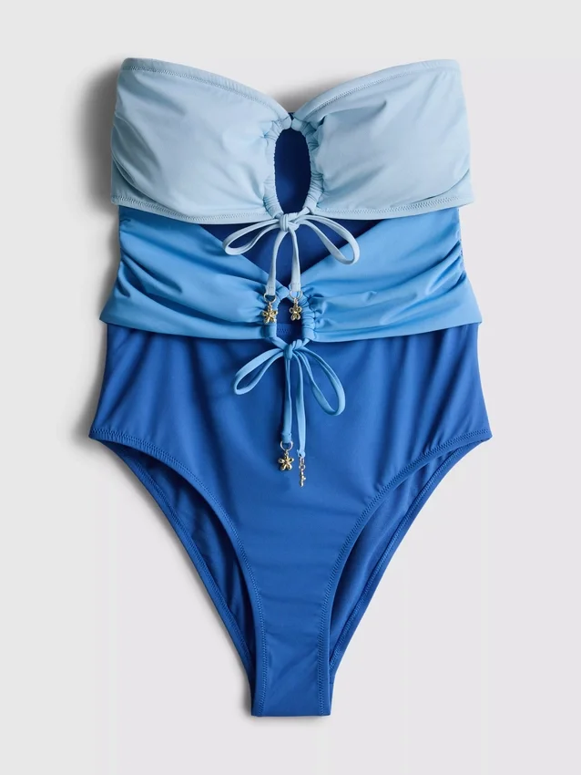 Cutout bandeau swimsuit