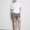 Deck chair stripe swim shorts