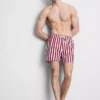 Deck chair stripe swim shorts
