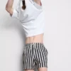 Deck chair stripe swim shorts