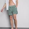 Deck chair stripe swim shorts