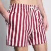 Deck chair stripe swim shorts