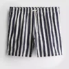 Deck chair stripe swim shorts