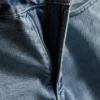 Denim cargo shorts
