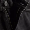 Denim cargo shorts