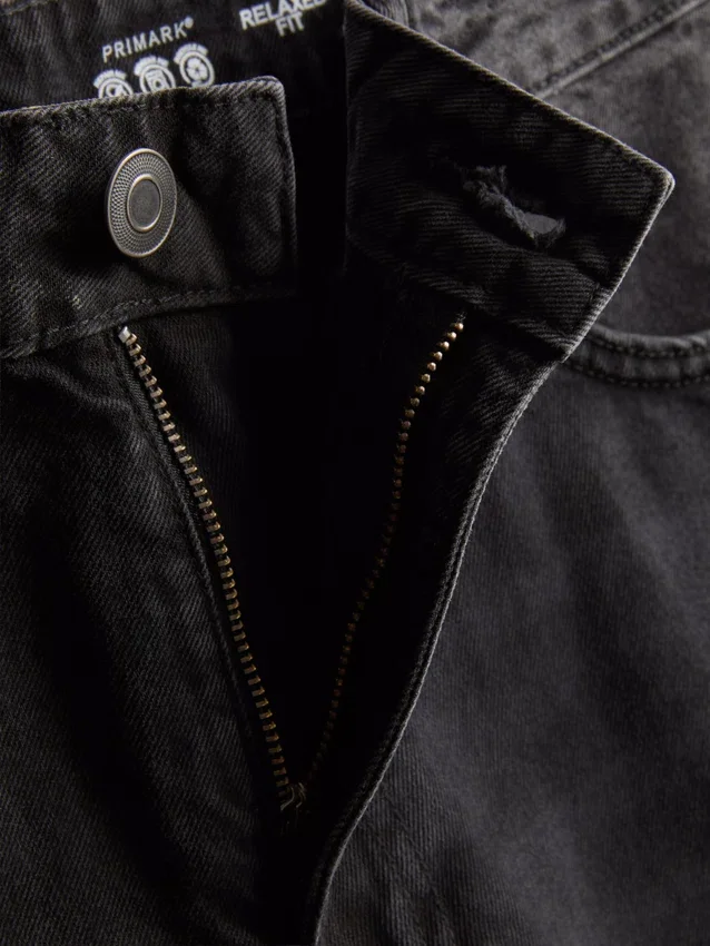 Denim cargo shorts