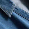Denim short sleeve shirt