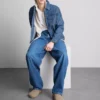 Denim trucker jacket