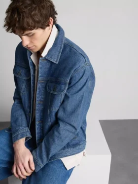 Denim trucker jacket