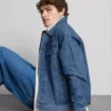 Denim trucker jacket