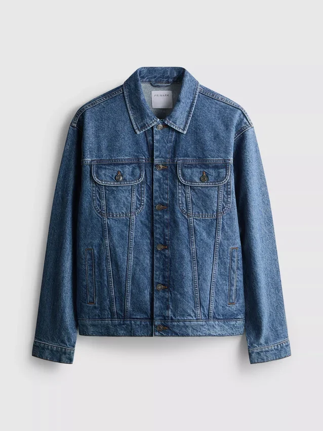 Denim trucker jacket