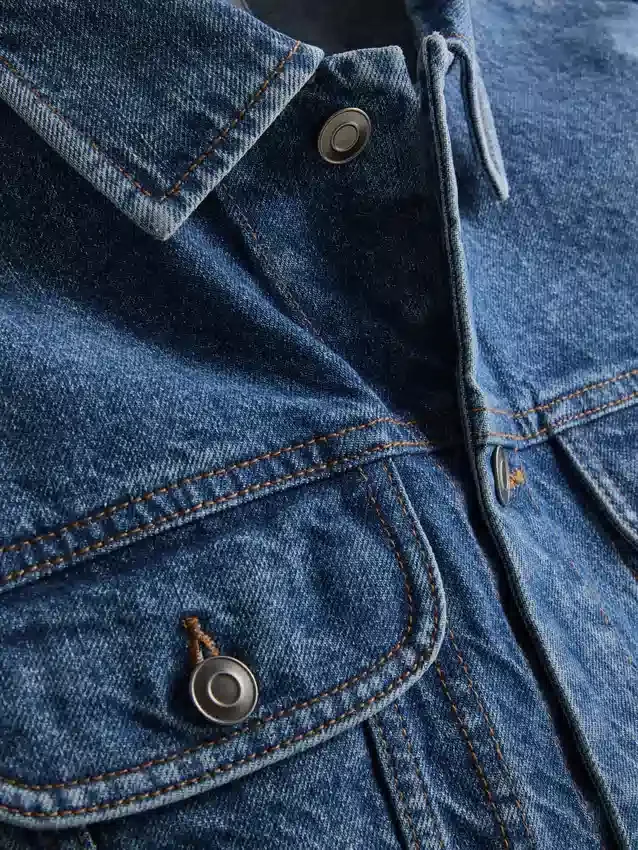 Denim trucker jacket