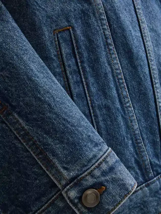 Denim trucker jacket