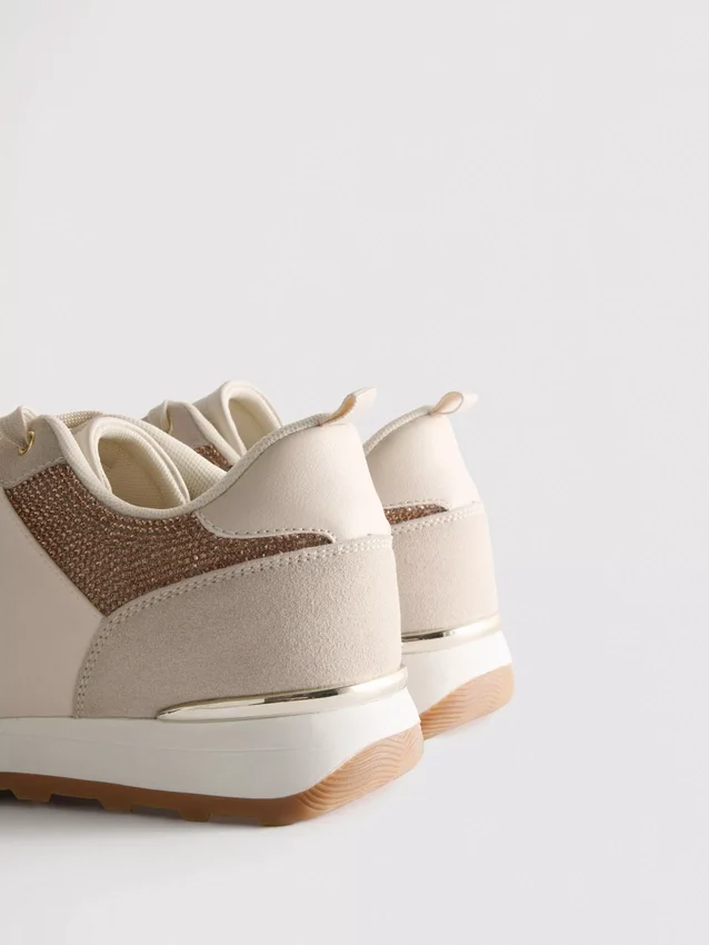 Diamanta detail low-top sneakers