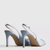 Diamanta satin pointed heels