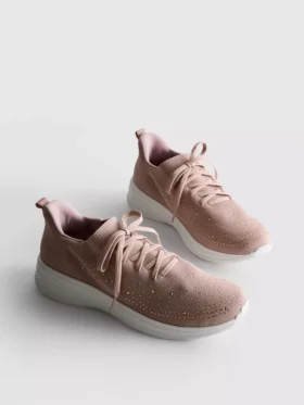Diamante detail slip-on sneakers