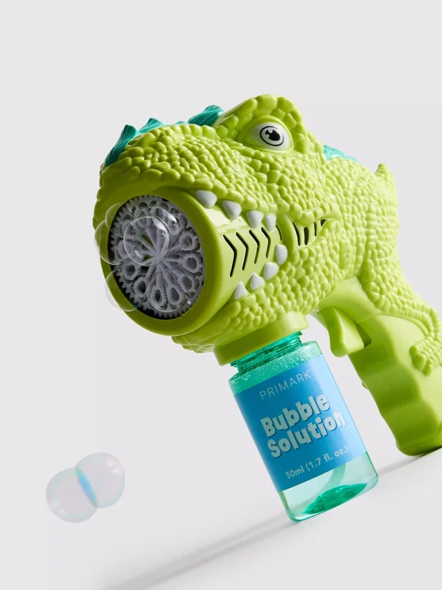 Dinosaur bubble gun