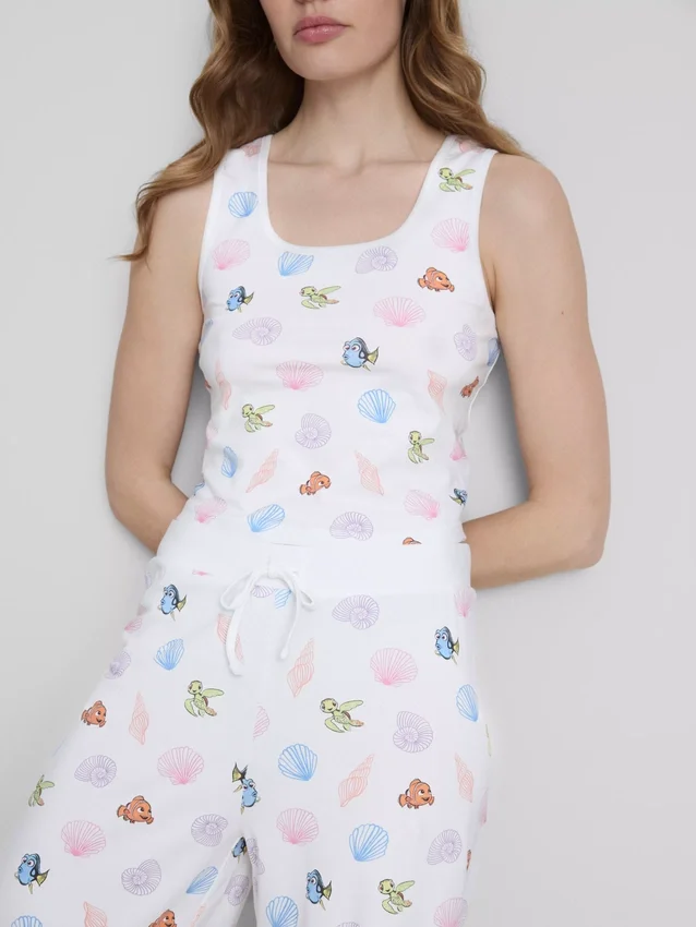 Disney pixar's finding nemo cotton rich graphic cami pajamas