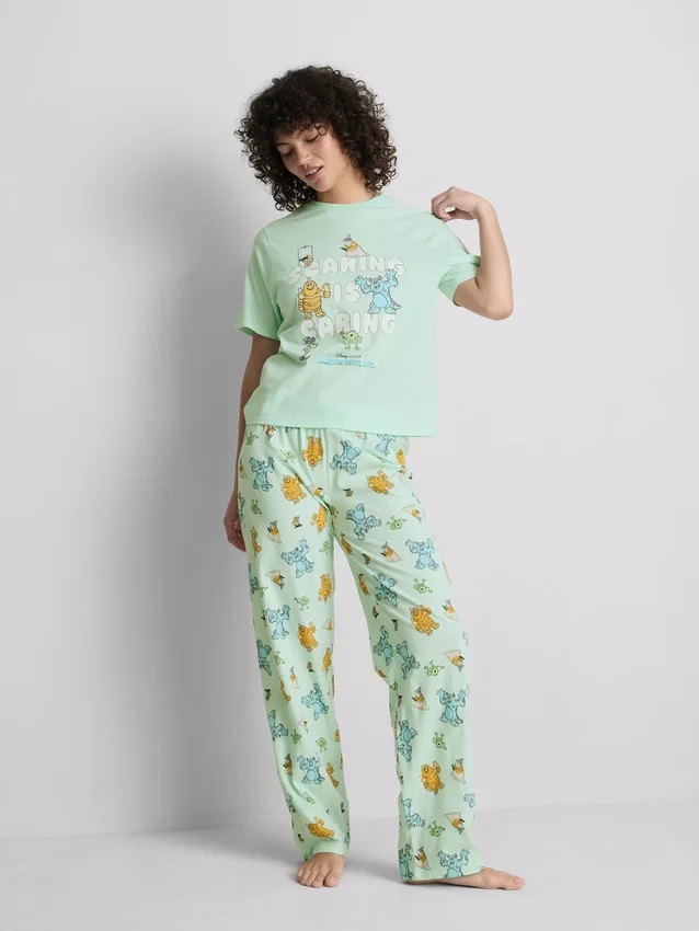 Disney pixar's monsters inc. graphic pajamas