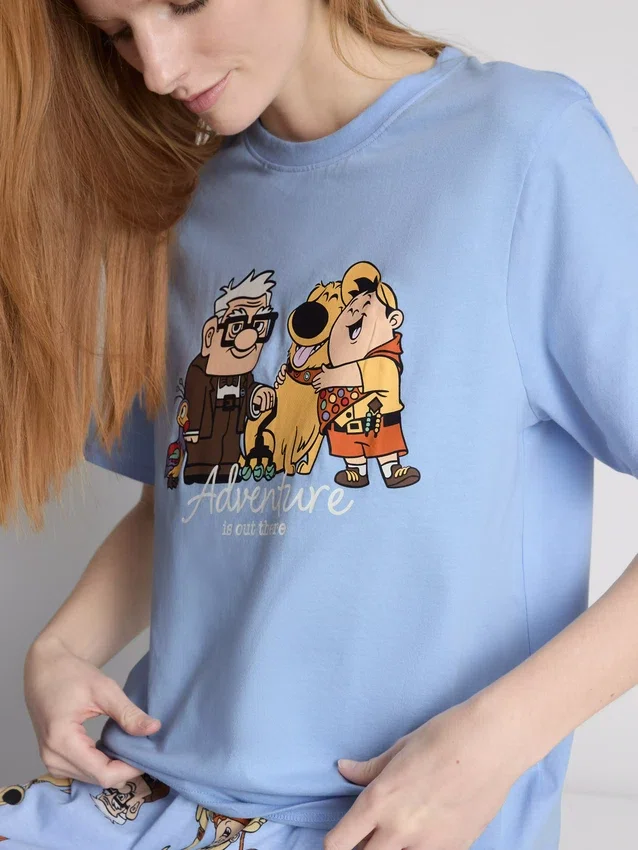 Disney pixar's up cotton printed pajamas