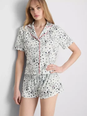 Disney’s 101 dalmatians printed boyfriend shorty pajamas