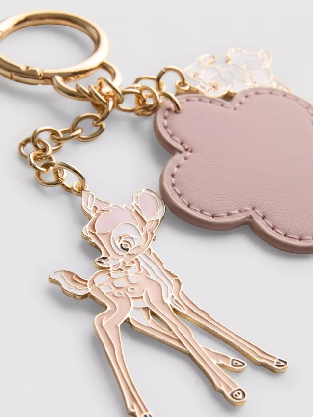 Disney's bambi charm keychain