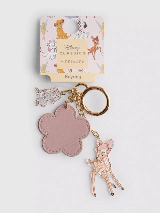 Disney's bambi charm keychain