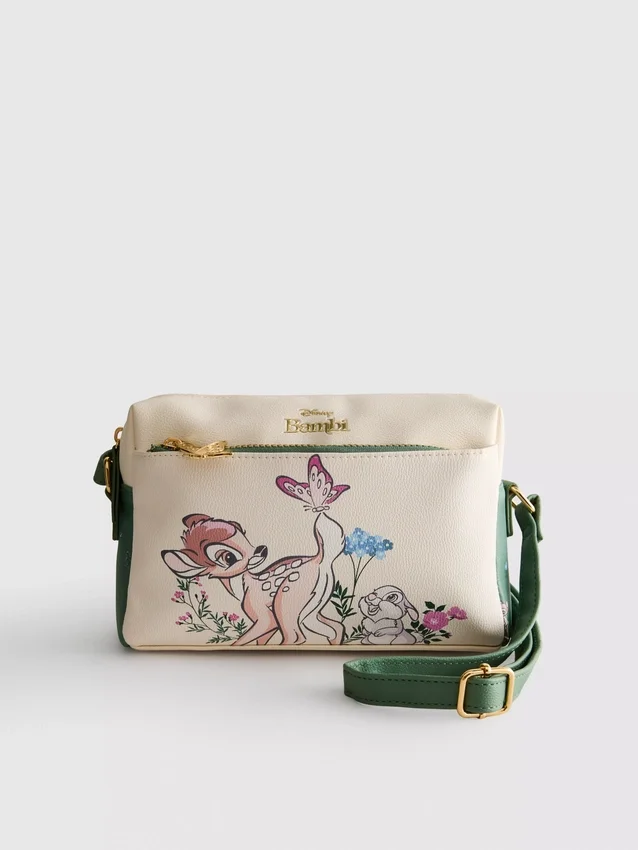 Disney's bambi faux leather camera bag