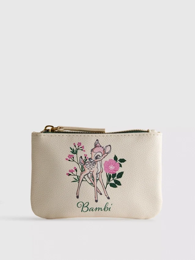 Disney's bambi faux leather coin purse