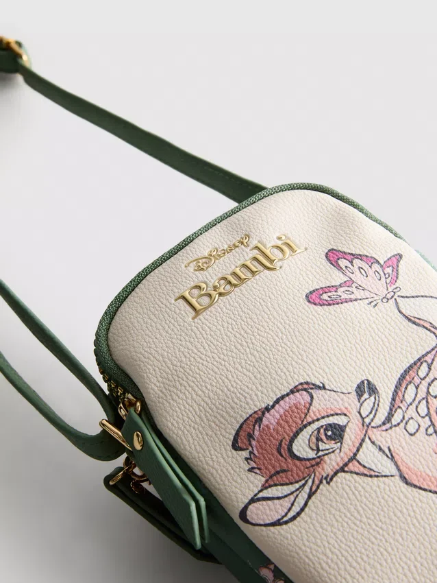 Disney's bambi faux leather phone holder