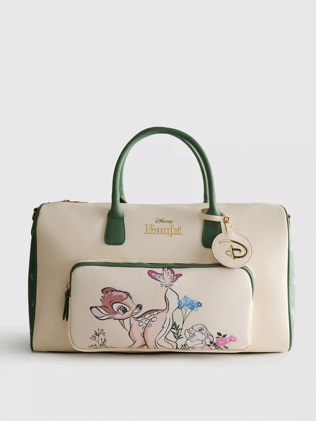 Disney's bambi faux leather weekender bag
