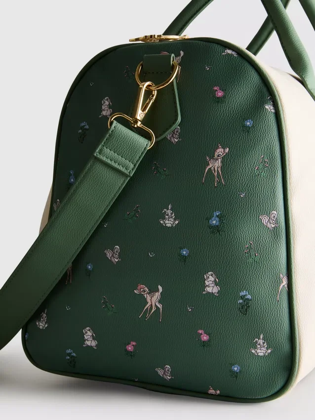 Disney's bambi faux leather weekender bag