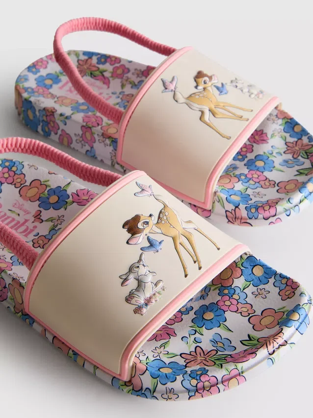 Disney's bambi slingback sliders