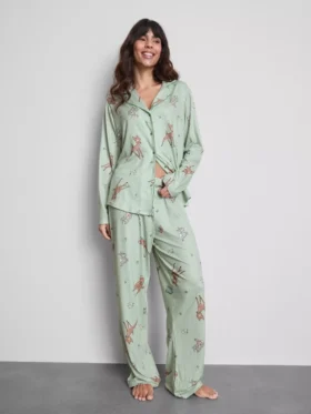 Disney’s bambi striped boyfriend pajamas