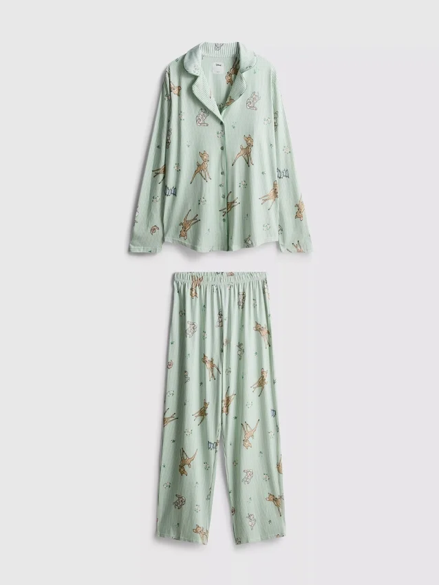 Disney's bambi striped boyfriend pajamas