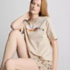 Disney's ice age cotton graphic shorty pajamas