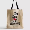 Disney's mickey and friends canvas tote bag