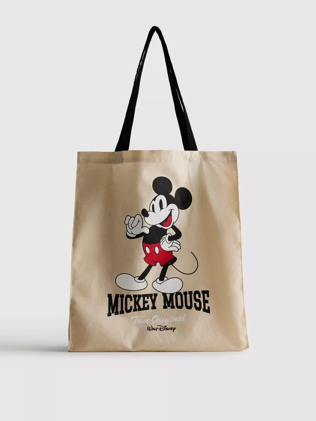 Disney's mickey and friends canvas tote bag