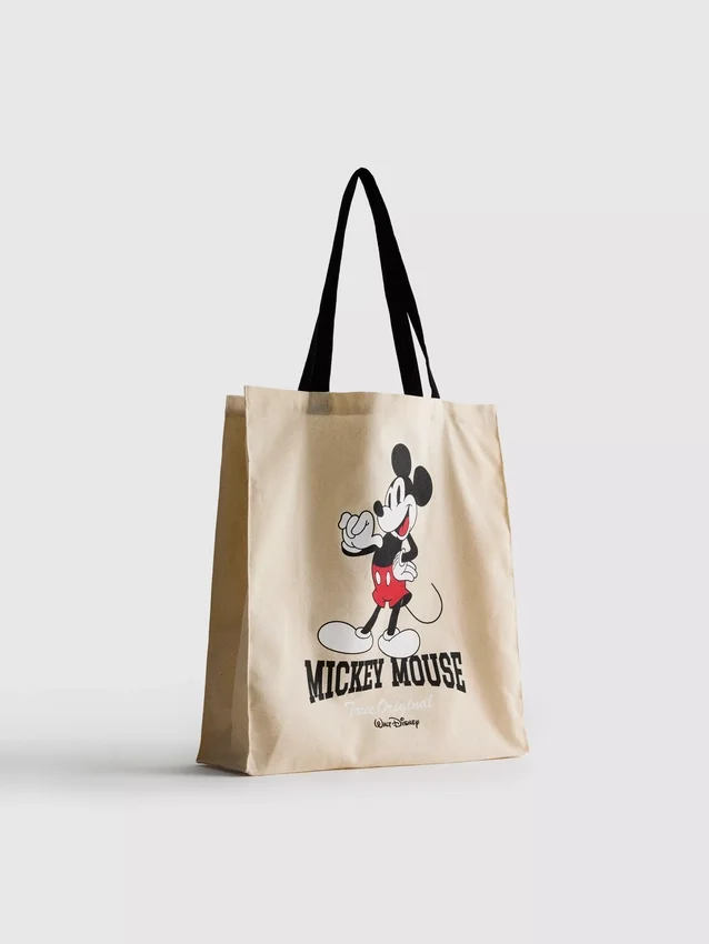 Disney's mickey and friends canvas tote bag