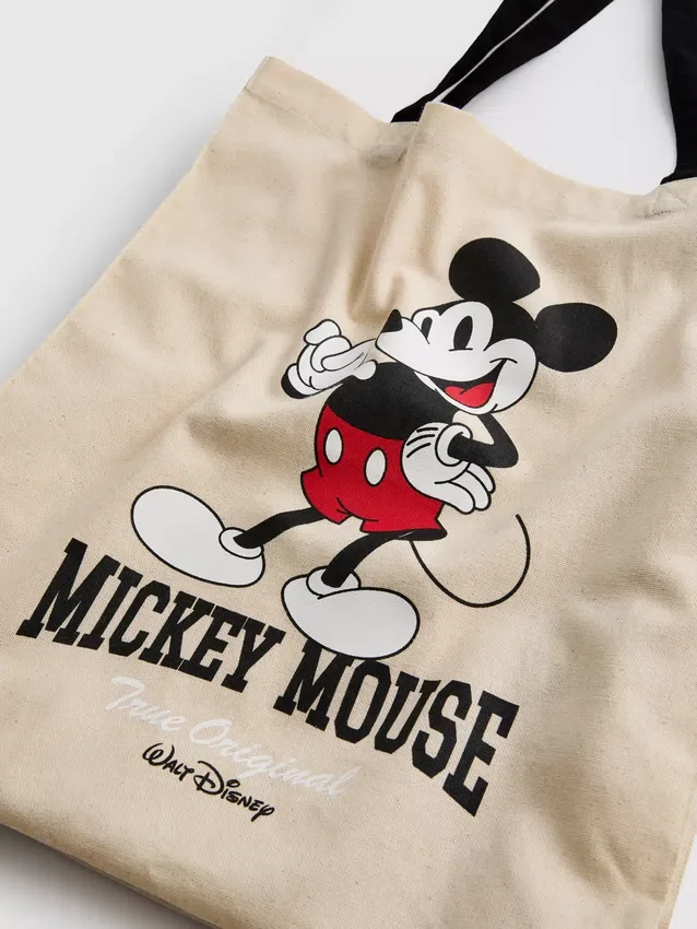 Disney's mickey and friends canvas tote bag
