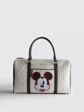 Disney's mickey and friends embossed weekender bag