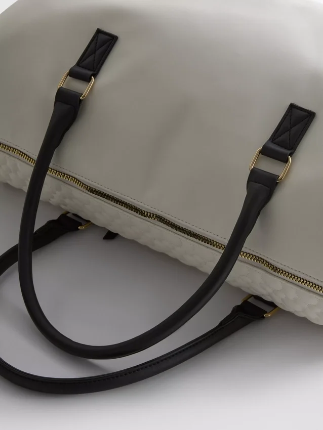 Disney's mickey and friends embossed weekender bag