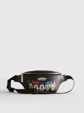 Disney's mickey and friends faux leather fanny pack