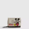 Disney's mickey and friends faux leather flip purse