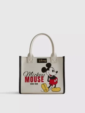 Disney's mickey and friends faux leather tote bag